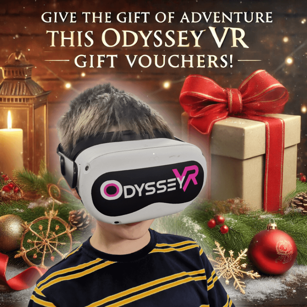 boy in Odysseyvr Headset Gift Vouchers